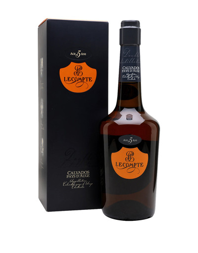 CALVADOS PAY D' AUGE DOUBLE DISTILLATION LECOMPTE 5 YRS 700ML
