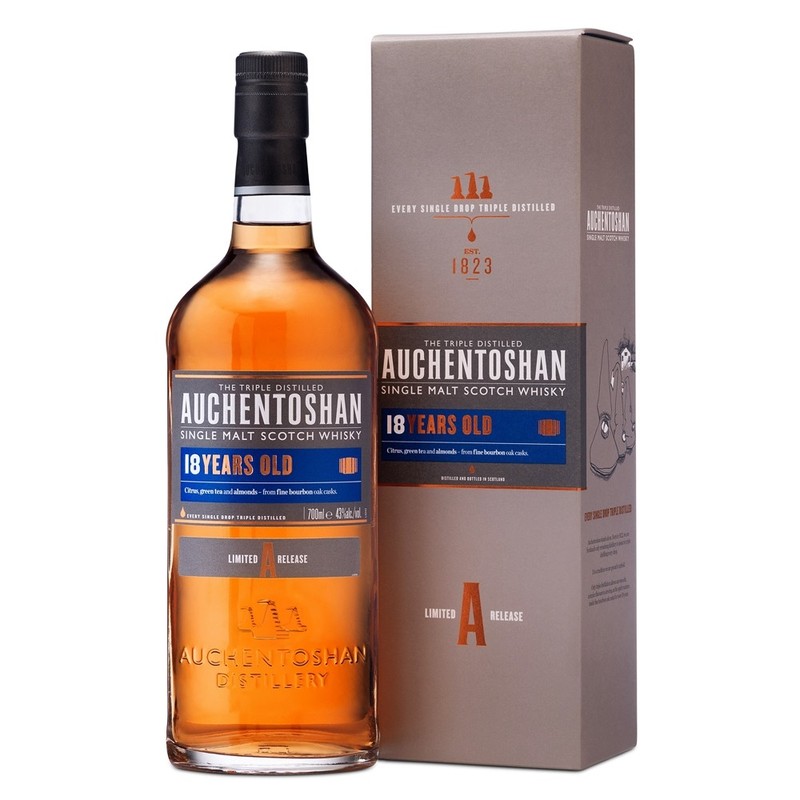 AUCHENTOSHAN  18 YRS SINGLE MALT  750ml