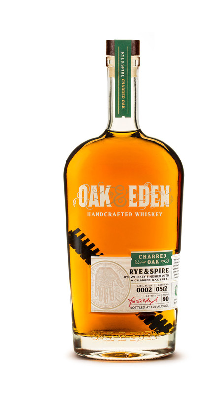 OAK & EDEN  CHARRED OAK WHISKEY # 0204  750ML