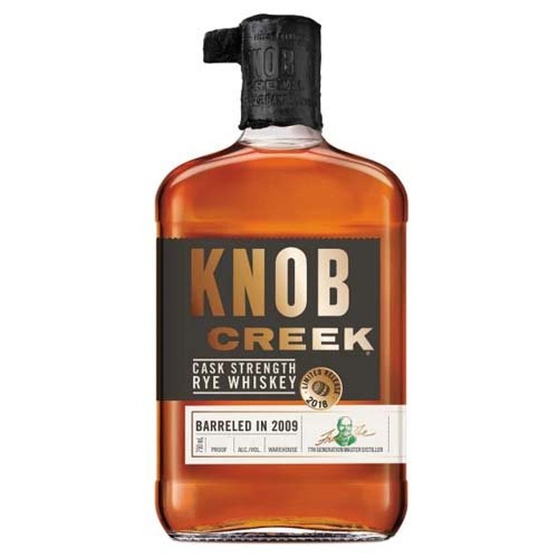 KNOB CREEK CASK STRENGTH RYE WHISKEY  750ml